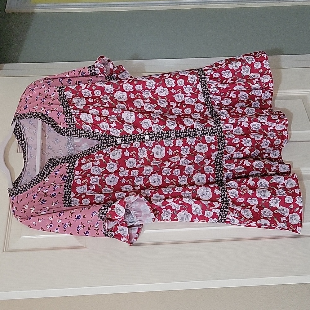 XL Ruffled western chic blouse. - Picture 4 of 4